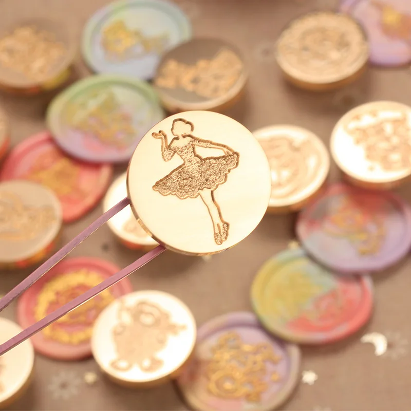 Princess Wax Stamp Ballerina Girl Flame Print Bear Series Envelope Seal Hand Ledger Diy Student Gift Animal Copperhead
Princess Wax Stamp Ballerina Girl Flame Print Bear Series Envelope Seal Hand Ledger Diy Student Gift Animal Copperhead