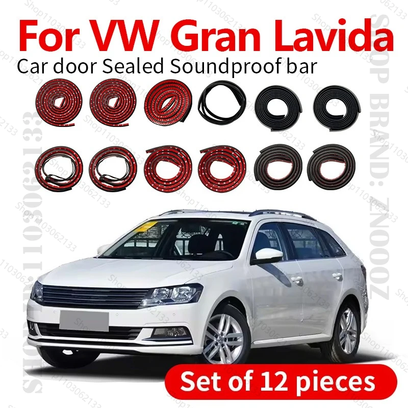 For VW Gran Lavida Car Door Seal Strip Rubber Double Layer Sealing Protector Soundproof Strip Dustproof Seal Strip 12PCS Set
For VW Gran Lavida Car Door Seal Strip Rubber Double Layer Sealing Protector Soundproof Strip Dustproof Seal Strip 12PCS Set