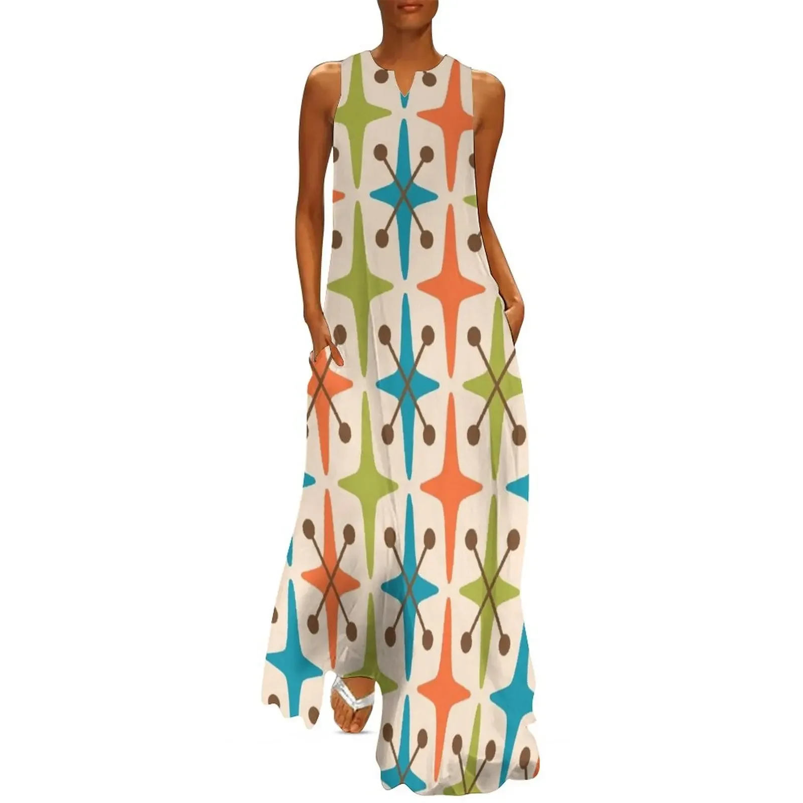 Mid Century Modern Decoration Long Dress Woman's evening dress Female clothing Women's skirt Dress
Mid Century Modern Decoration Long Dress Woman's evening dress Female clothing Women's skirt Dress