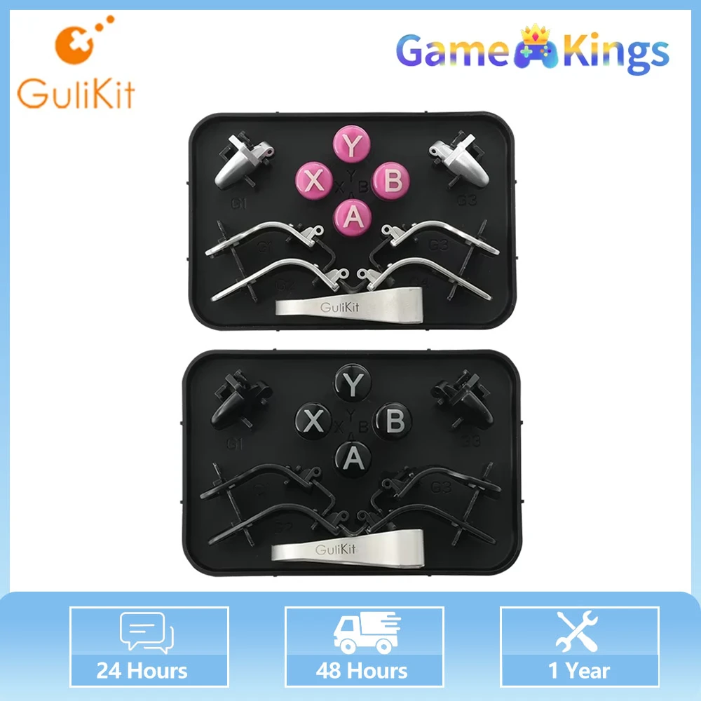 GuliKit KK3 Controller Accessory Pack with 6 Rear Paddles,4 PC Layout ABXY Button,1 Keycap Puller for GuliKit KK3 Max KK3 Pro
GuliKit KK3 Controller Accessory Pack with 6 Rear Paddles,4 PC Layout ABXY Button,1 Keycap Puller for GuliKit KK3 Max KK3 Pro