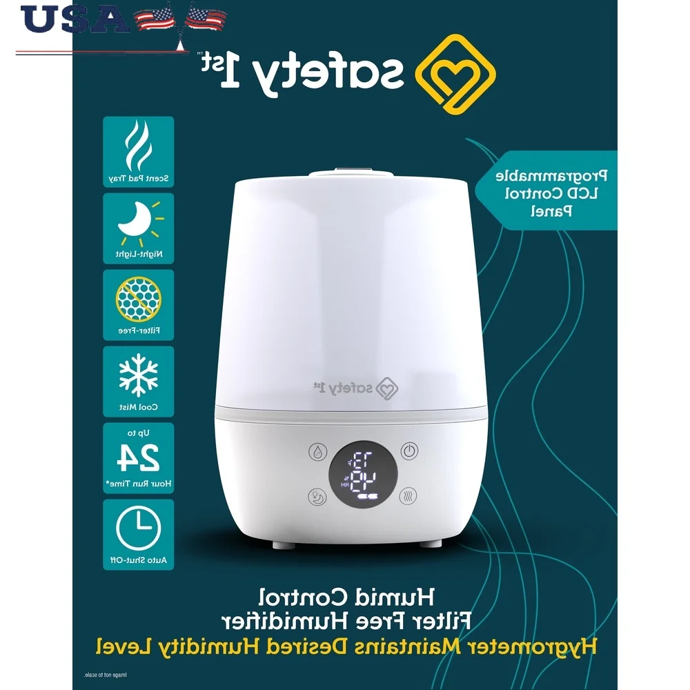 Увлажнитель без фильтра с гигрометром с автоматическим отключением 360° ° Вращающийся туман, тихая работа, многоцветный ночник, аромадиффузор
Увлажнитель без фильтра с гигрометром с автоматическим отключением 360° ° Вращающийся туман, тихая работа, многоцветный ночник, аромадиффузор