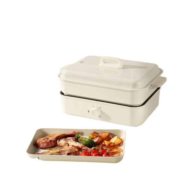 Multifunctional cooking electric hot pot household electric frying integrated shabu barbecue electric steamer
Multifunctional cooking electric hot pot household electric frying integrated shabu barbecue electric steamer