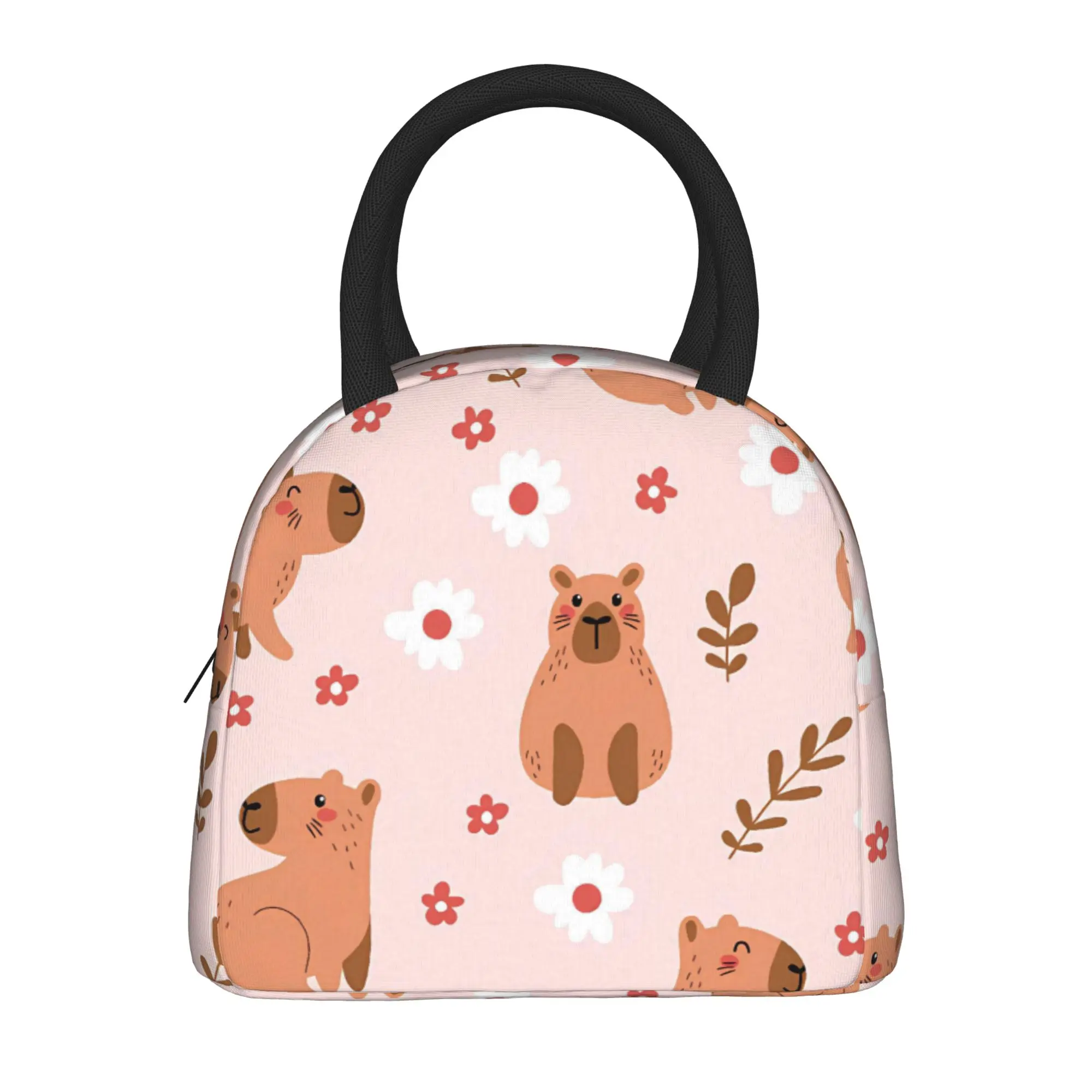 Pink Daisy Capybara Lunch Bag Portable Zipper Lunch Box Men School Print Cooler Bag Casual Oxford Thermal Tote Handbags
Pink Daisy Capybara Lunch Bag Portable Zipper Lunch Box Men School Print Cooler Bag Casual Oxford Thermal Tote Handbags