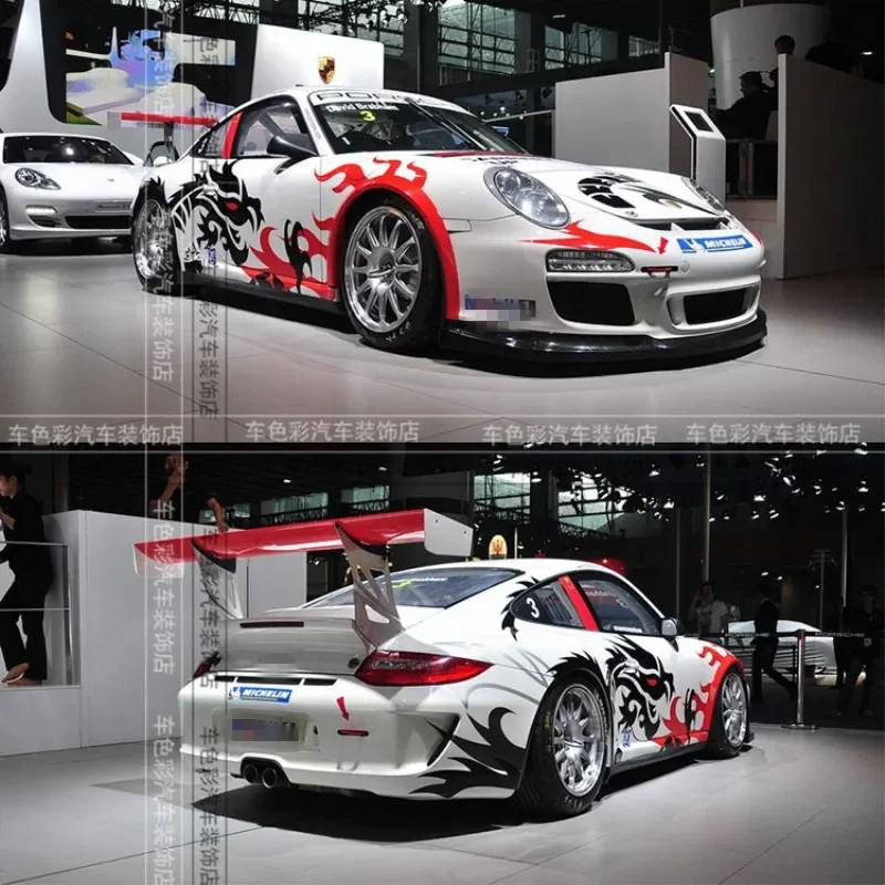 Автомобильные наклейки для Porsche 911 718 981, модификация экстерьера кузова, изготовленные на заказ гоночные декоративные наклейки
Автомобильные наклейки для Porsche 911 718 981, модификация экстерьера кузова, изготовленные на заказ гоночные декоративные наклейки