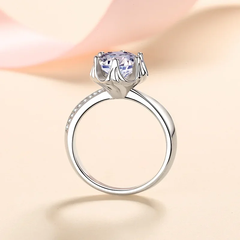 HAIMAITONG Ring ,Women's Micro-set Plum Blossom Moissanite Pt950 Platinum Wedding Ring
HAIMAITONG Ring ,Women's Micro-set Plum Blossom Moissanite Pt950 Platinum Wedding Ring