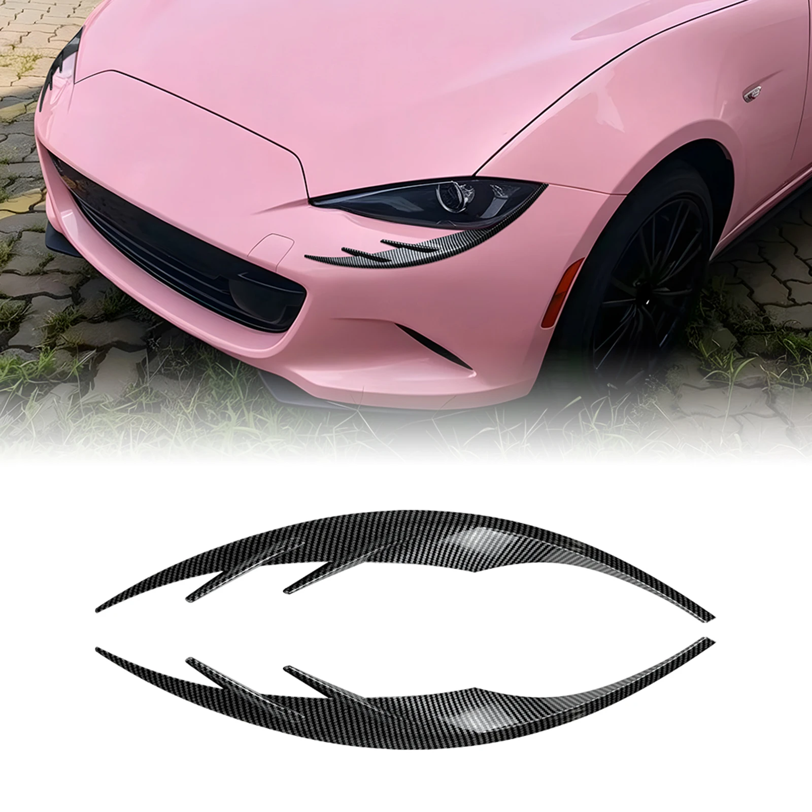 Headlight Eyebrow Headlamp Eyelid Trim For Mazda MX-5 Miata ND 2016+ Front Head Lamp Fog Light Cover Decorative Sticker
Headlight Eyebrow Headlamp Eyelid Trim For Mazda MX-5 Miata ND 2016+ Front Head Lamp Fog Light Cover Decorative Sticker