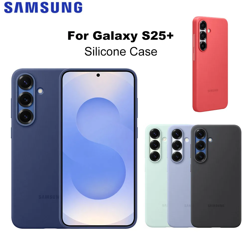 Original Samsung Galaxy S25+ Silicone Case for Galaxy S25Plus Silicone Protective Cover Soft Back Shockproof EF-PS936
Original Samsung Galaxy S25+ Silicone Case for Galaxy S25Plus Silicone Protective Cover Soft Back Shockproof EF-PS936