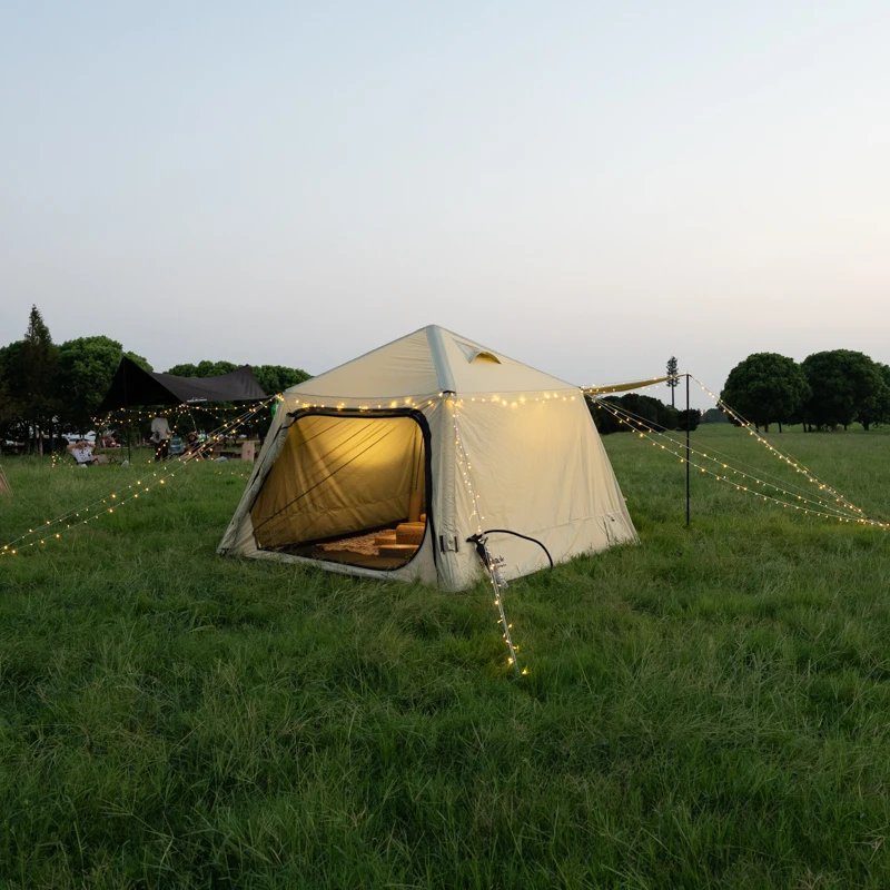 Luxury Waterproof Inflatable Camping Tent Portable Oxford Oxford Fabric For Outdoor Adventures With Families
Luxury Waterproof Inflatable Camping Tent Portable Oxford Oxford Fabric For Outdoor Adventures With Families