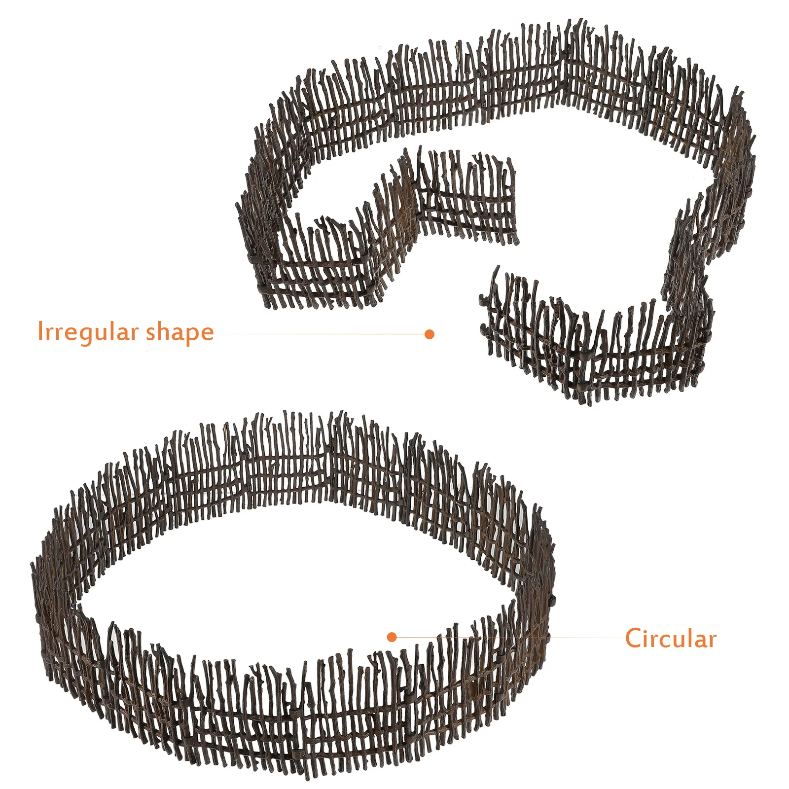 40Pcs Fence Set Lifelike Farm Fencing Panels Easy Connect Buckles for Barn Stable Play Scenes Toy Fence for Farm Animals
40Pcs Fence Set Lifelike Farm Fencing Panels Easy Connect Buckles for Barn Stable Play Scenes Toy Fence for Farm Animals