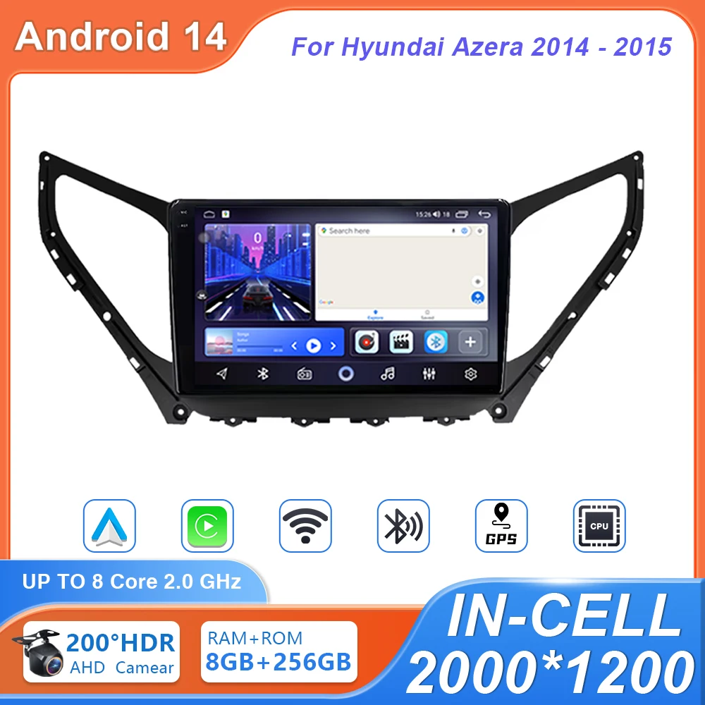Автомобильный Android для Hyundai Azera 2014-2015 DVD 5G Wi-Fi Радио Стерео Мультимедийный плеер GPS-навигация Высокопроизводительный процессор 2din
Автомобильный Android для Hyundai Azera 2014-2015 DVD 5G Wi-Fi Радио Стерео Мультимедийный плеер GPS-навигация Высокопроизводительный процессор 2din