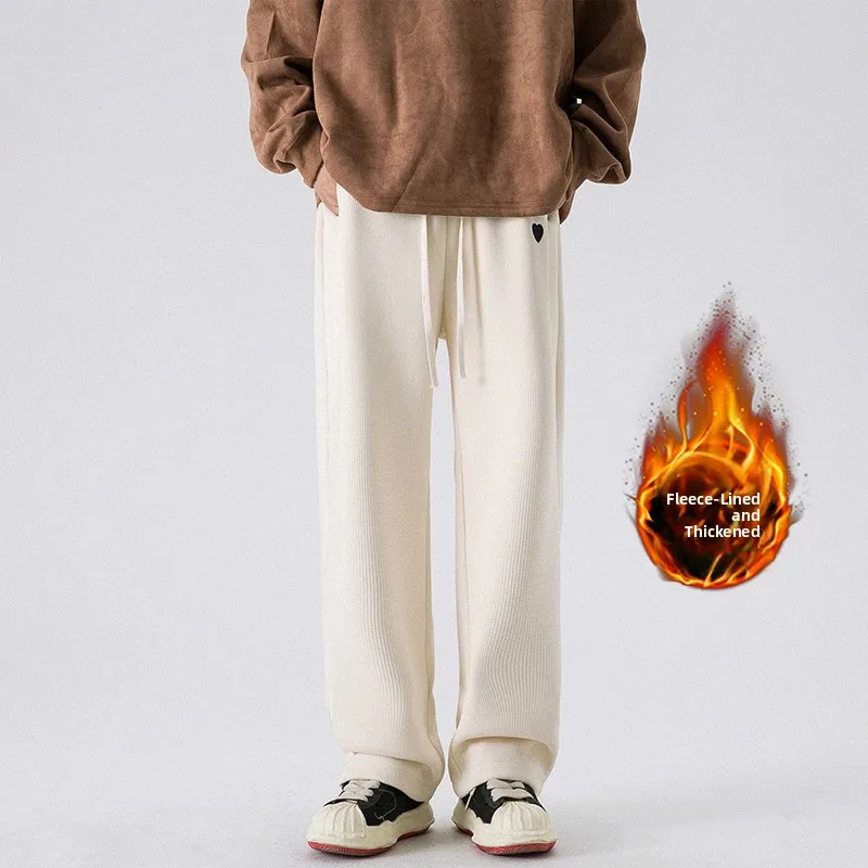 Men's Fce Lined Thiened Winter Sports Pants Straight Loose Casual Long Trousers American Sle Trendy Brand Hooded Sweat...
Men's Fce Lined Thiened Winter Sports Pants Straight Loose Casual Long Trousers American Sle Trendy Brand Hooded Sweat...