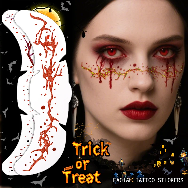 2pcs Halloween Face Tattoo Stickers Scar Spider Fake Freckles Makeup Patches Temporary Tattoo Stickers for Music Party Festival
2pcs Halloween Face Tattoo Stickers Scar Spider Fake Freckles Makeup Patches Temporary Tattoo Stickers for Music Party Festival
