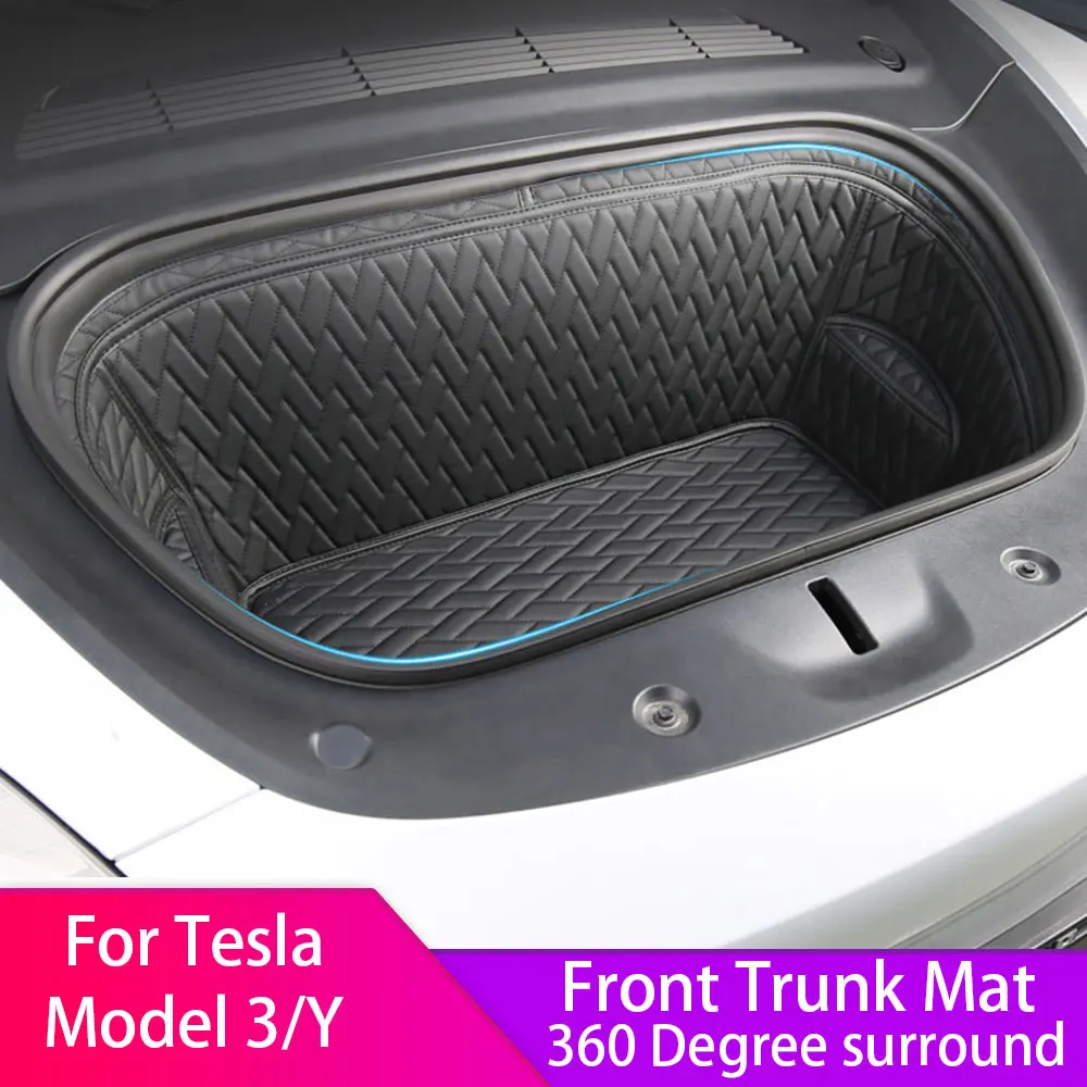 For Tesla Model 3 Model Y 2017-2023 Car Front Organizer Trunk Storage Pad Mat Leather Interior Decoration Accessories
For Tesla Model 3 Model Y 2017-2023 Car Front Organizer Trunk Storage Pad Mat Leather Interior Decoration Accessories