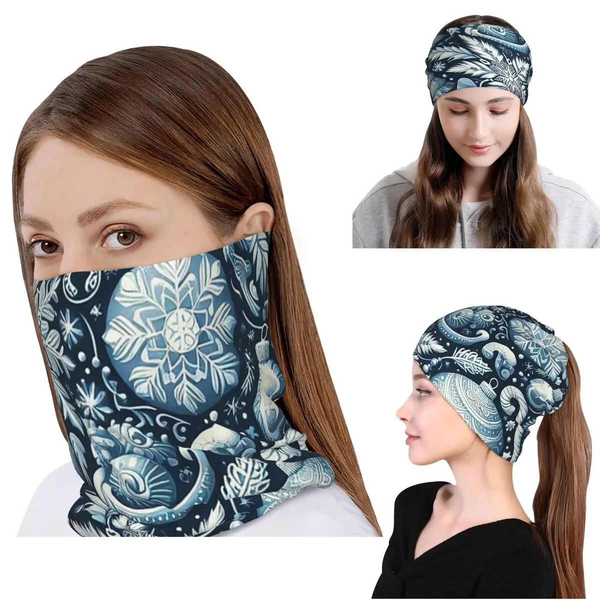 Christmas.blue And White Bandana Neck Gaiter Wrap Mask Scarf Multifunction Headwear Beanies Hat for Men Women Adult Winter
Christmas.blue And White Bandana Neck Gaiter Wrap Mask Scarf Multifunction Headwear Beanies Hat for Men Women Adult Winter