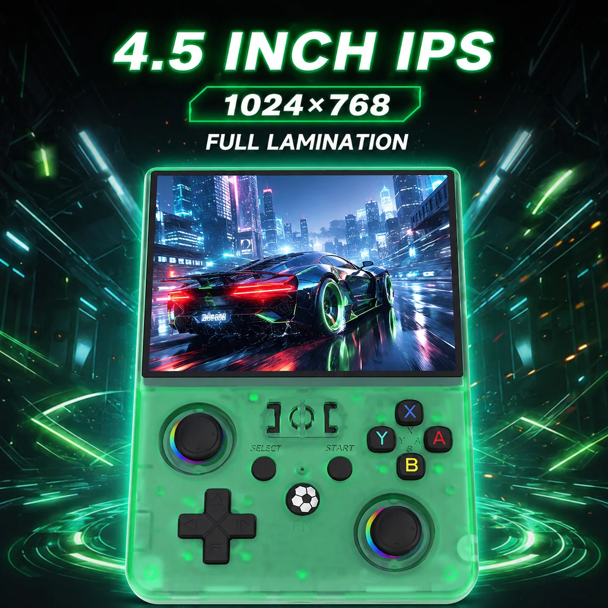 R36 MAX 2 Large Screen Retro Gaming Console 4.5 Inch IPS Display 4000mAh Battery 64GB/128GB Portable Player
R36 MAX 2 Large Screen Retro Gaming Console 4.5 Inch IPS Display 4000mAh Battery 64GB/128GB Portable Player
