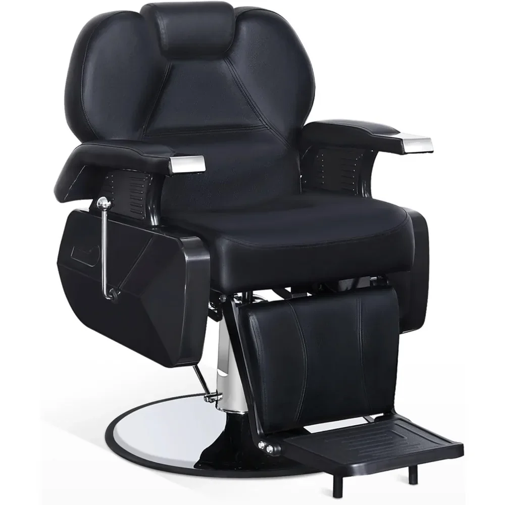 Heavy Duty Reclining Barber Chair, All Purpose Hydraulic Salon Chairs for Hair Stylist, Barbershop Salon Tattoo
Heavy Duty Reclining Barber Chair, All Purpose Hydraulic Salon Chairs for Hair Stylist, Barbershop Salon Tattoo