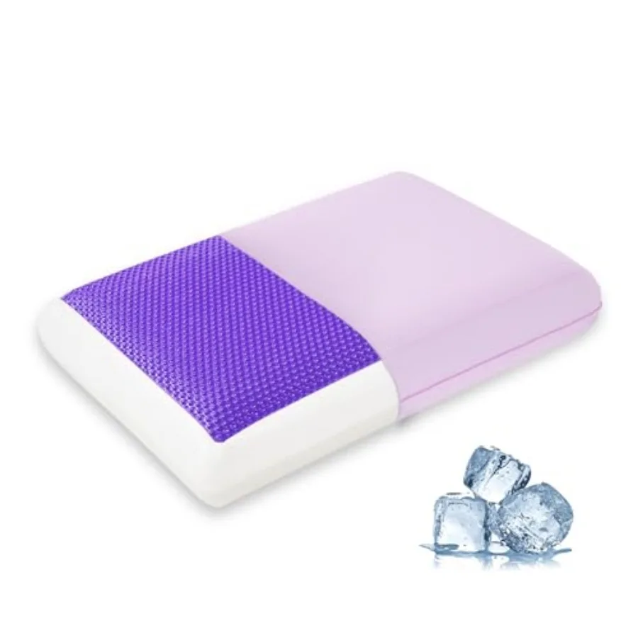 Cooling Pillow for Sleeping, Gel Memory Foam Pillow with Reversible Cover, Neck Support for Side, Back and Stomach Sleepers, Re
Cooling Pillow for Sleeping, Gel Memory Foam Pillow with Reversible Cover, Neck Support for Side, Back and Stomach Sleepers, Re