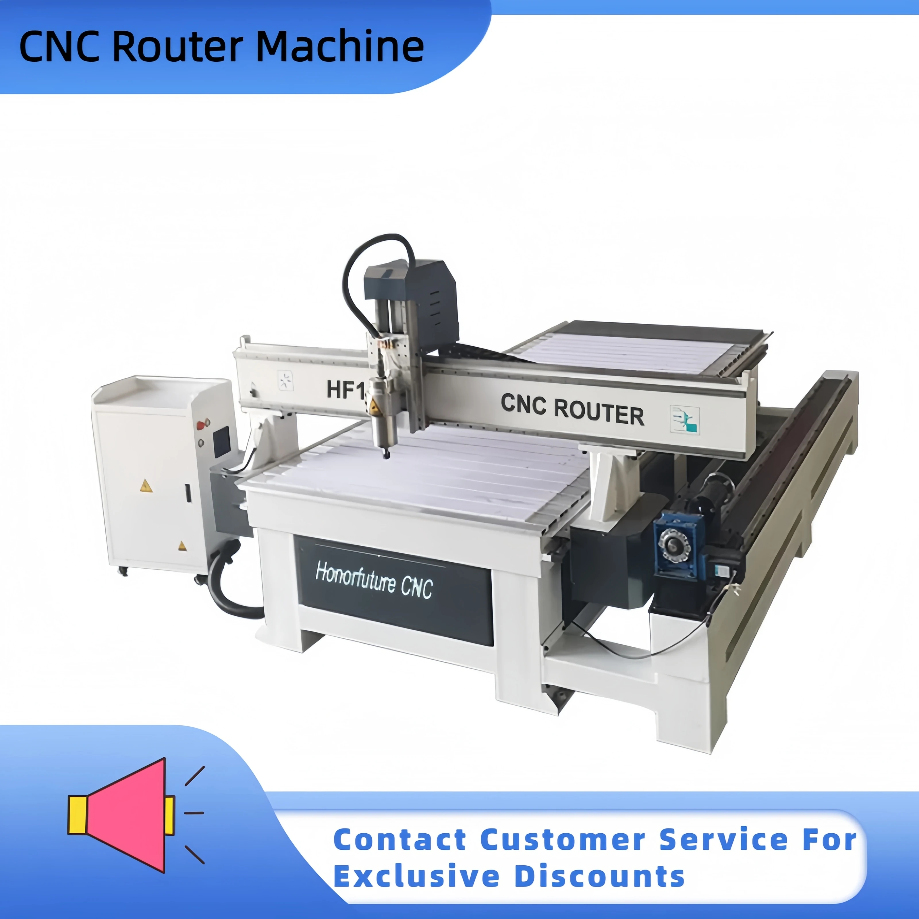 CNC Machinery 3D Wood Carving Engraving Side Rotary 4 Axis 1325 CNC Router Machine
CNC Machinery 3D Wood Carving Engraving Side Rotary 4 Axis 1325 CNC Router Machine