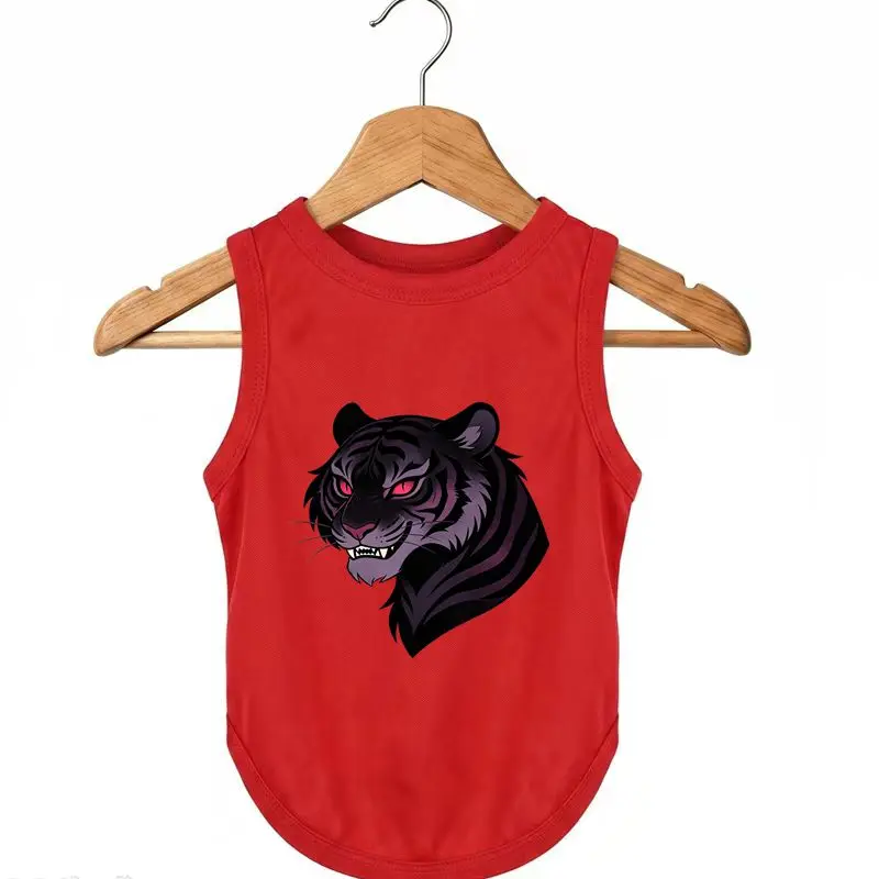 Summer Dog Tank, Cute Tiger Print, Breathable Pet Shirt
Summer Dog Tank, Cute Tiger Print, Breathable Pet Shirt