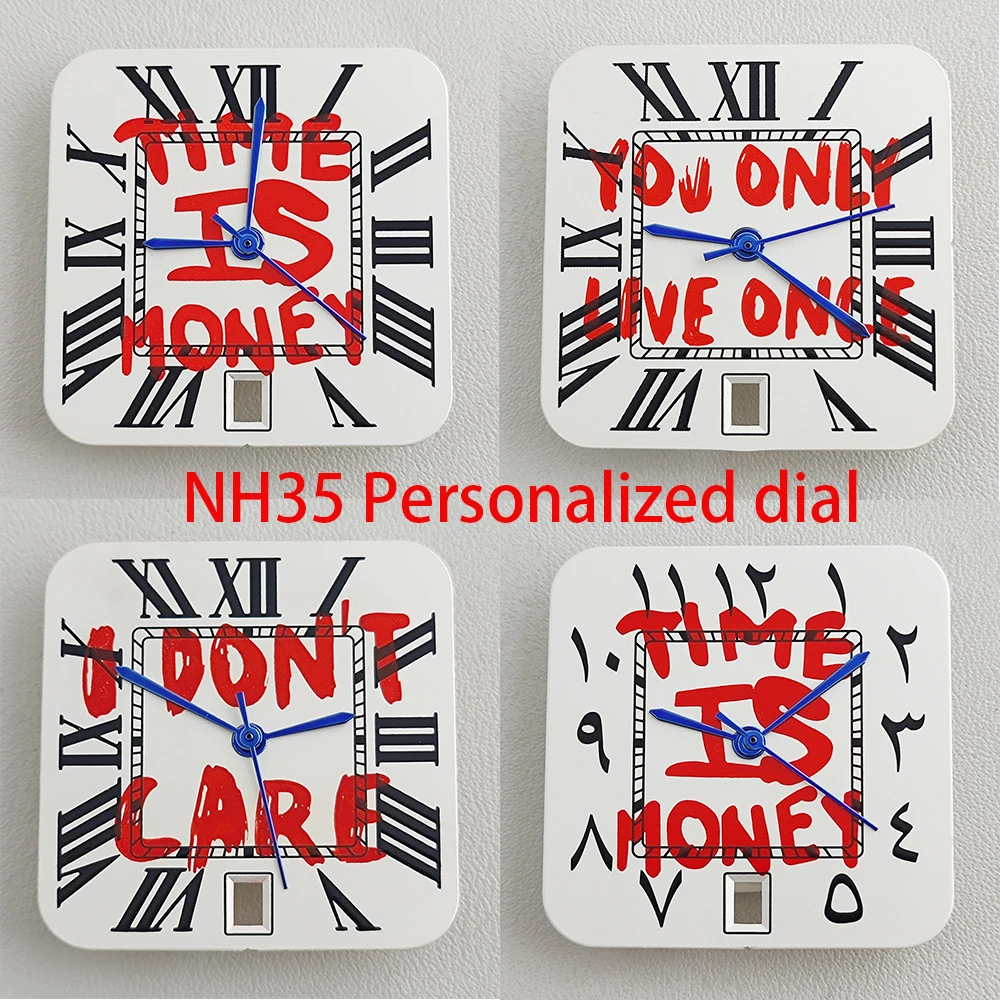 Часы NH35 27 мм, квадратный циферблат, часовой денежный циферблат, римский арабский циферблат, подходит для часов NH35, дата на 6 часов, аксессуары для часов
Часы NH35 27 мм, квадратный циферблат, часовой денежный циферблат, римский арабский циферблат, подходит для часов NH35, дата на 6 часов, аксессуары для часов