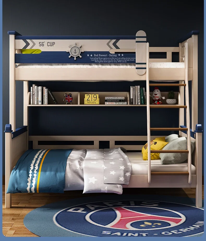 bed All Solid Wood Children's And Mother Adult Birch Multi-Functional High And Low Under The Wooden Bunk
bed All Solid Wood Children's And Mother Adult Birch Multi-Functional High And Low Under The Wooden Bunk