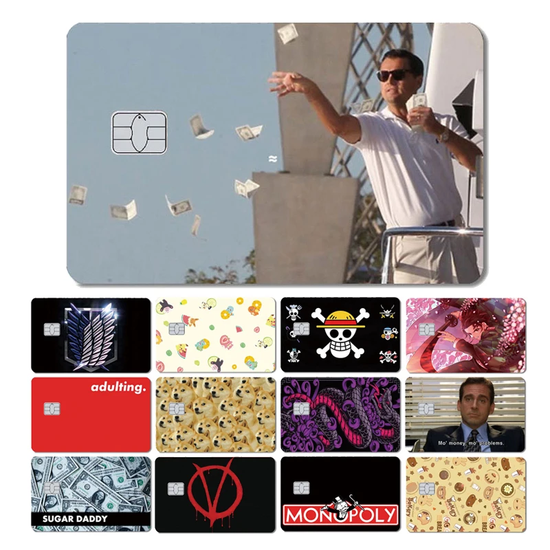 One Piece Luffy Anime Cute Cartoon Money Wing Game Film Cover Sticker Case for Small Chip Credit Debit Card Front Side
One Piece Luffy Anime Cute Cartoon Money Wing Game Film Cover Sticker Case for Small Chip Credit Debit Card Front Side