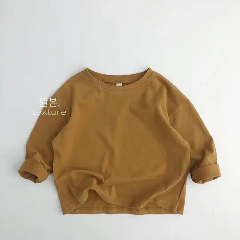 Solid Cotton Kids T-Shirt 12 S45996a8e5e5e4e85883b6470279c57e8R