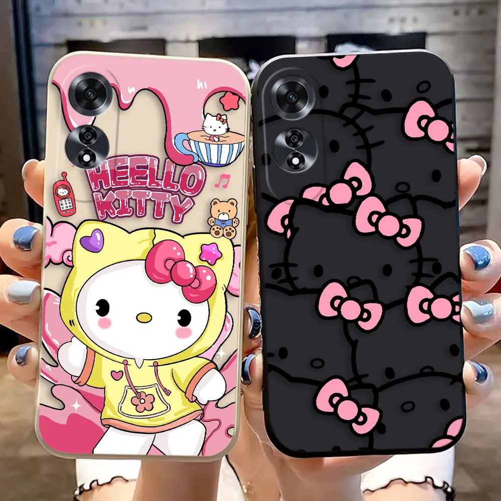 Cute Pink Hello Kitty Cat Cover Phone Case For OPPO A98 A93 A92 A91 A78 A74 A60 A57 A54 A53S A38 A17 A16K A15 Case Funda Shell
Cute Pink Hello Kitty Cat Cover Phone Case For OPPO A98 A93 A92 A91 A78 A74 A60 A57 A54 A53S A38 A17 A16K A15 Case Funda Shell