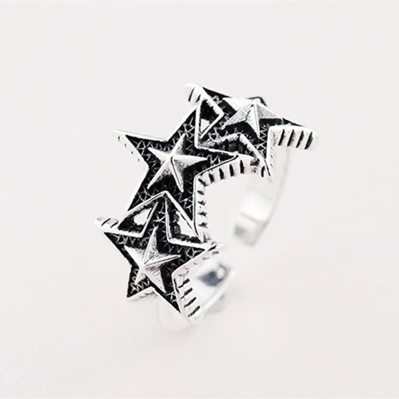 925 Sterling Silver Star Adjustable Rings For Women Wedding Luxury Fine Jewelry Wholesale Gift Female Jewellery Argent 925
925 Sterling Silver Star Adjustable Rings For Women Wedding Luxury Fine Jewelry Wholesale Gift Female Jewellery Argent 925