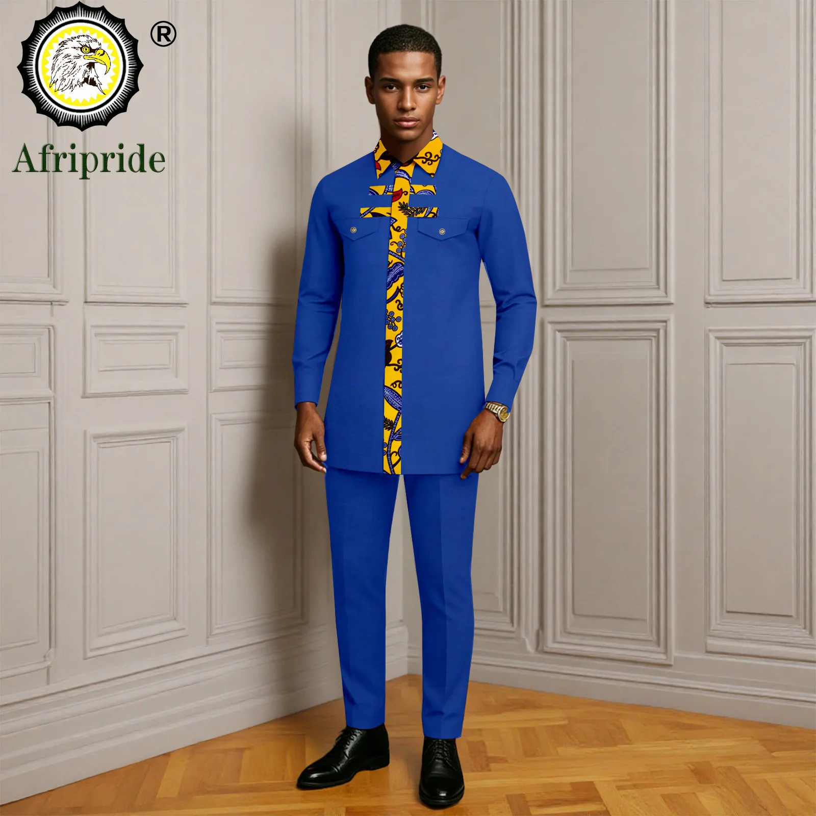 African Clothing for Men Full Sleeve Pockets Print Shirts and Pants Piece Set Dashiki Outfits Traditional Attire 2616022
African Clothing for Men Full Sleeve Pockets Print Shirts and Pants Piece Set Dashiki Outfits Traditional Attire 2616022