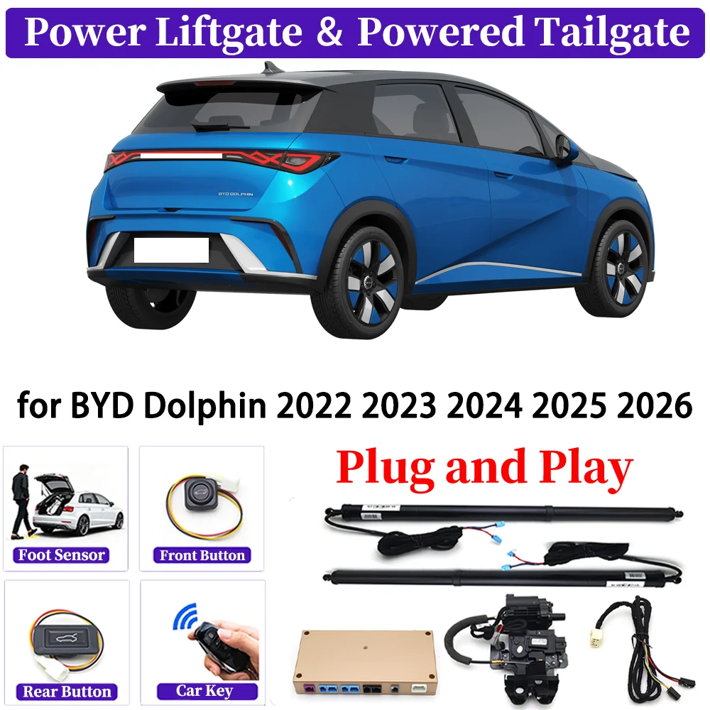 ZJCGO for BYD Dolphin 2022 2023 2024 2025 2026 OEM Upgrade Car Automatic Power Liftgate Kit Smart Auto Electric Tailgate System
ZJCGO for BYD Dolphin 2022 2023 2024 2025 2026 OEM Upgrade Car Automatic Power Liftgate Kit Smart Auto Electric Tailgate System