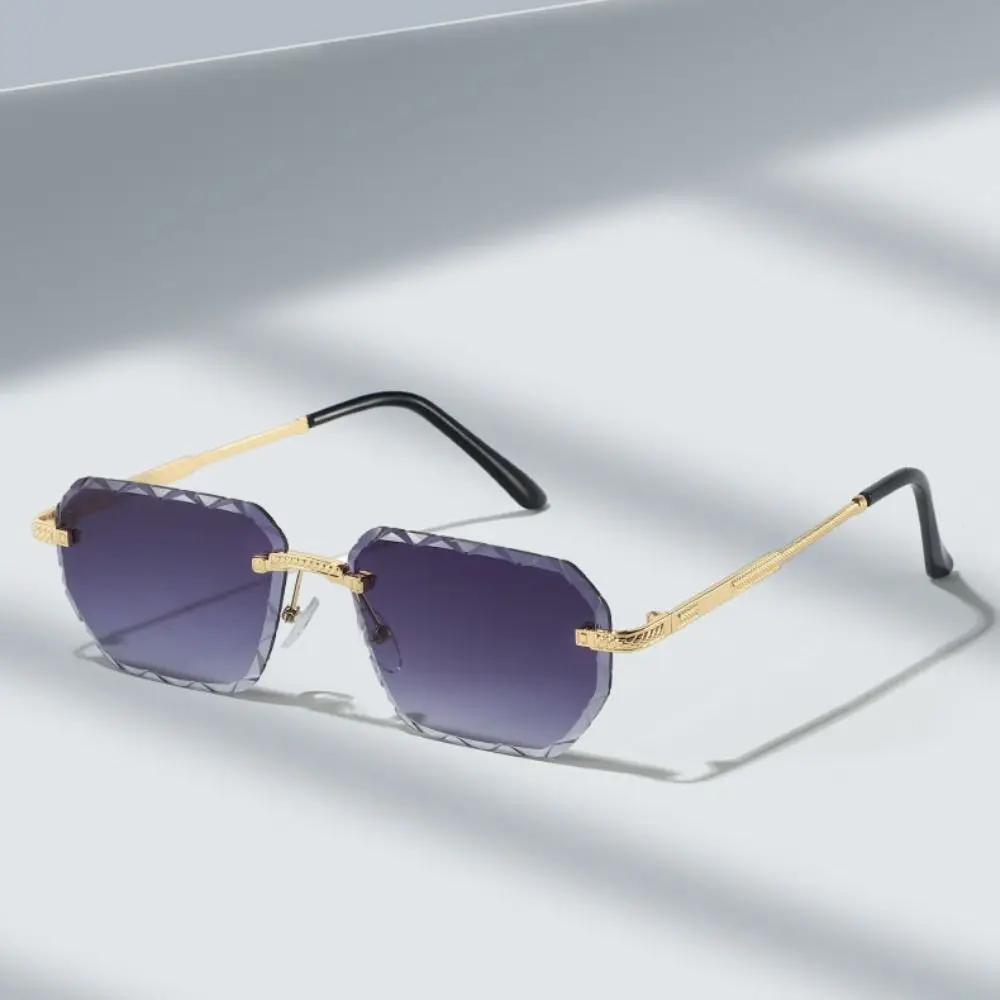 Personality UV 400 Rimless Sunglasses Frameless Square Men Sunglasses Shade Korean Style Driving Eyewear Unisex
Personality UV 400 Rimless Sunglasses Frameless Square Men Sunglasses Shade Korean Style Driving Eyewear Unisex