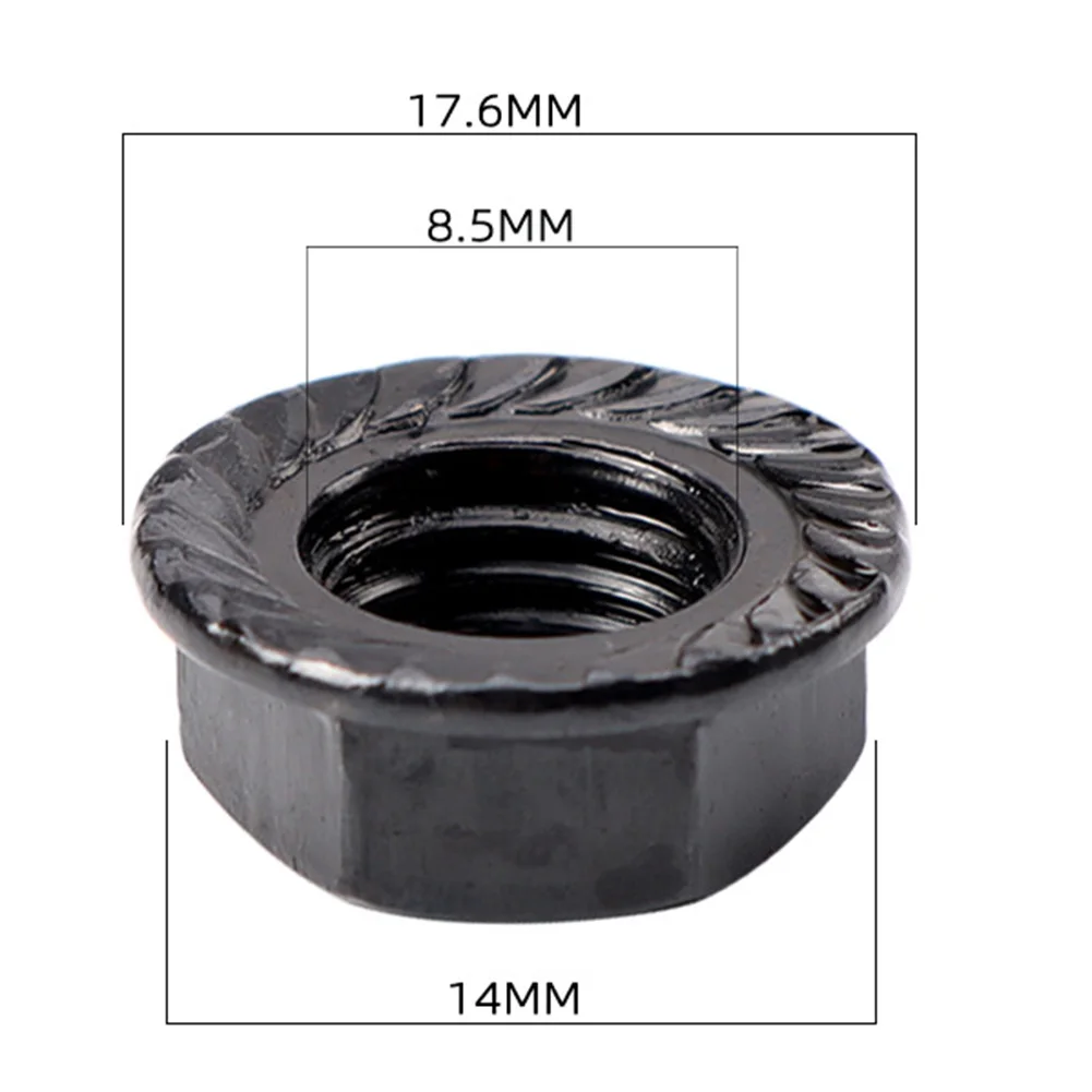 M8 Hex Nut Sprocket Seal Nut 5.8 Grams / Piece 6PC Black Central Screw Crank M8 Hex Nut Square Hole Steel Bicycle
M8 Hex Nut Sprocket Seal Nut 5.8 Grams / Piece 6PC Black Central Screw Crank M8 Hex Nut Square Hole Steel Bicycle