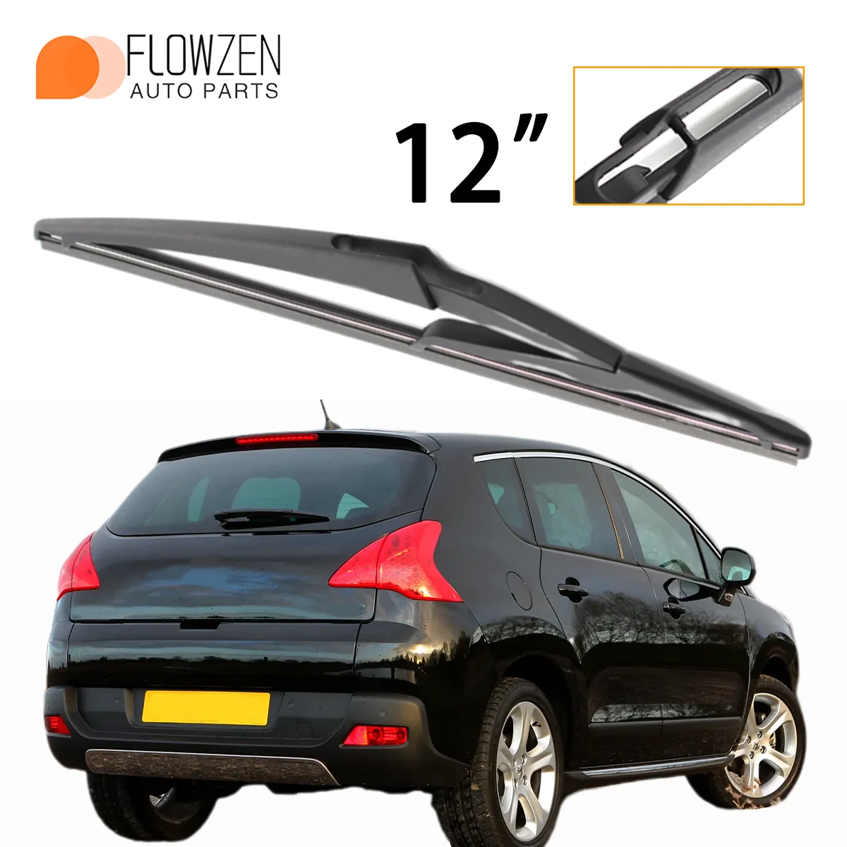 1PC 12" Rear Windshield Washer Wiper Applicable For Peugeot 3008 2009-2016 Year's Windscreen Wiper Blade Car Accessories
1PC 12" Rear Windshield Washer Wiper Applicable For Peugeot 3008 2009-2016 Year's Windscreen Wiper Blade Car Accessories