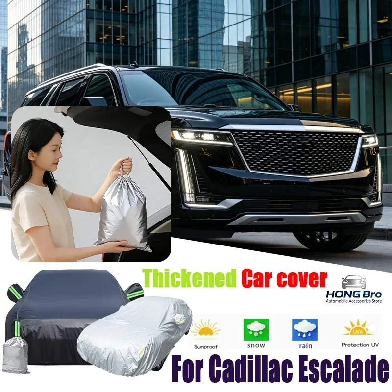6-in-1 All Weather Car Cover Waterproof Snowproof UV Scratch Resistant Full Protection For Cadillac Escalade Outdoor
6-in-1 All Weather Car Cover Waterproof Snowproof UV Scratch Resistant Full Protection For Cadillac Escalade Outdoor