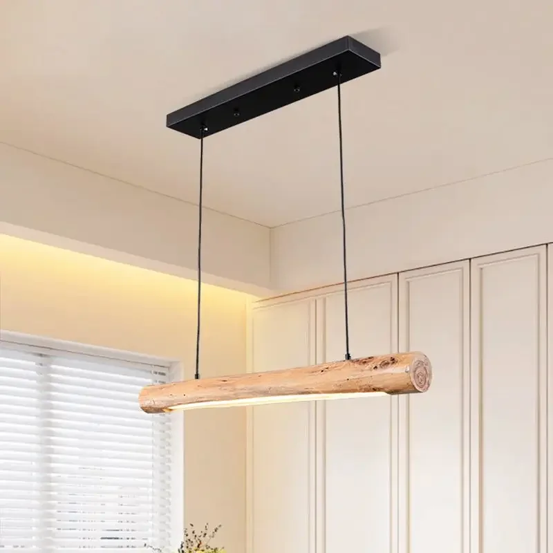 Japanese Wabi Sabi Wooden Pendant Light Long Linear Hanging Lamp Modern Dining Room Zen Style Lighting Fixture
Japanese Wabi Sabi Wooden Pendant Light Long Linear Hanging Lamp Modern Dining Room Zen Style Lighting Fixture