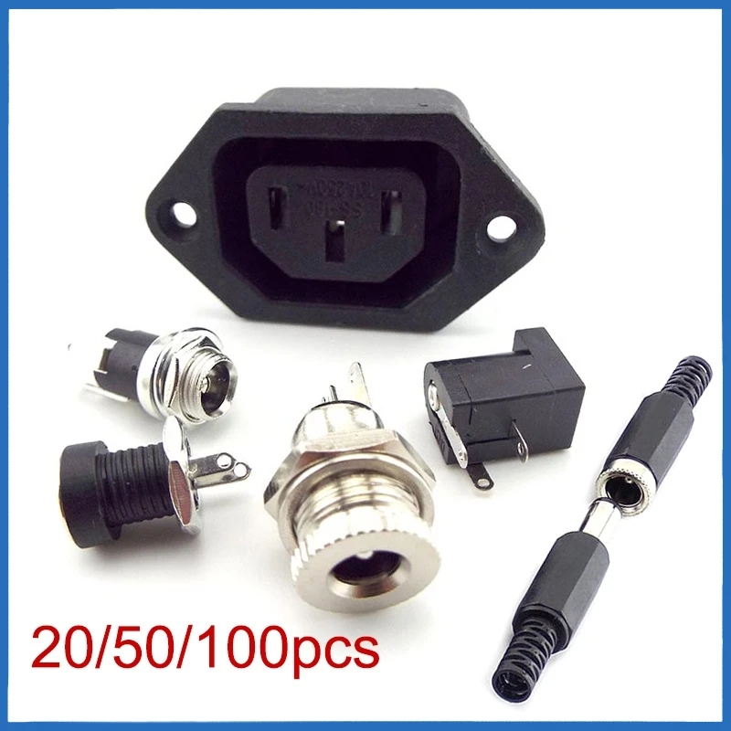 20/50pcs 5.5 x 2.1mm DC Female Power Supply Jack charging port Socket 5.5 * 2.1 mm Electric Pcb Panel Mount Connector Metal plug
20/50pcs 5.5 x 2.1mm DC Female Power Supply Jack charging port Socket 5.5 * 2.1 mm Electric Pcb Panel Mount Connector Metal plug