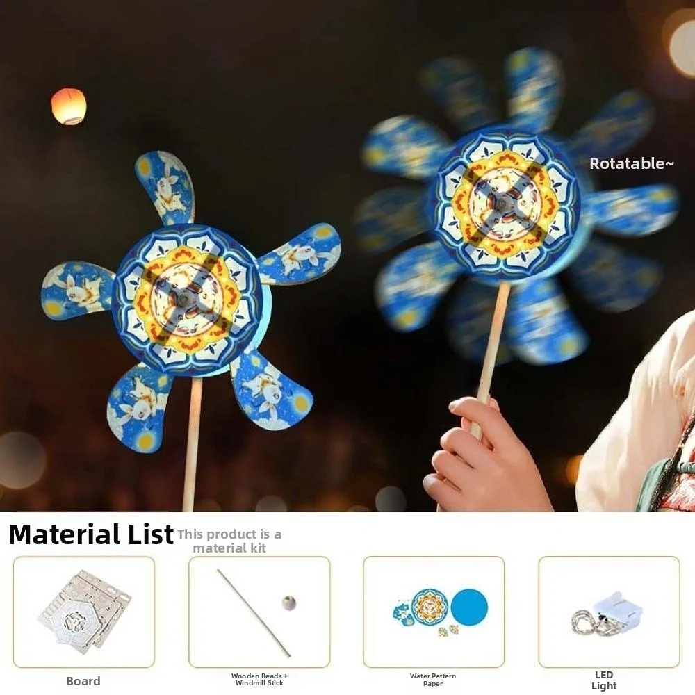 LED Warm Glow Rabbit Spinning Lanterns Spinning Axis Retro Pattern Pinwheel Flower Lamp Wooden Rod Battery Operated
LED Warm Glow Rabbit Spinning Lanterns Spinning Axis Retro Pattern Pinwheel Flower Lamp Wooden Rod Battery Operated