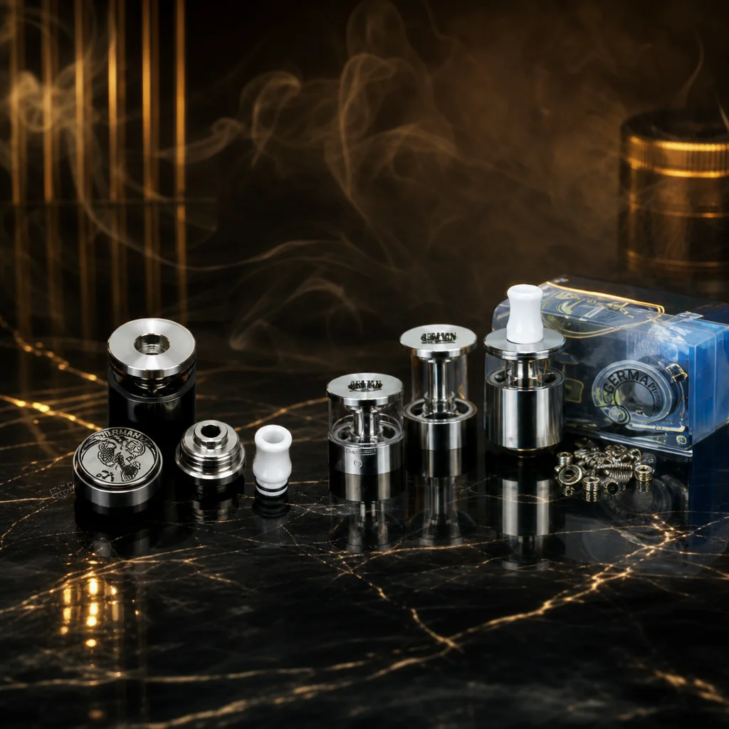 Wolfcoolvape Dvarw MTL CL RTA 22mm Rebuildable Tank Atomizer with 11 Air Inserts for Single Coils - 316SS Vape MTL Tank
Wolfcoolvape Dvarw MTL CL RTA 22mm Rebuildable Tank Atomizer with 11 Air Inserts for Single Coils - 316SS Vape MTL Tank