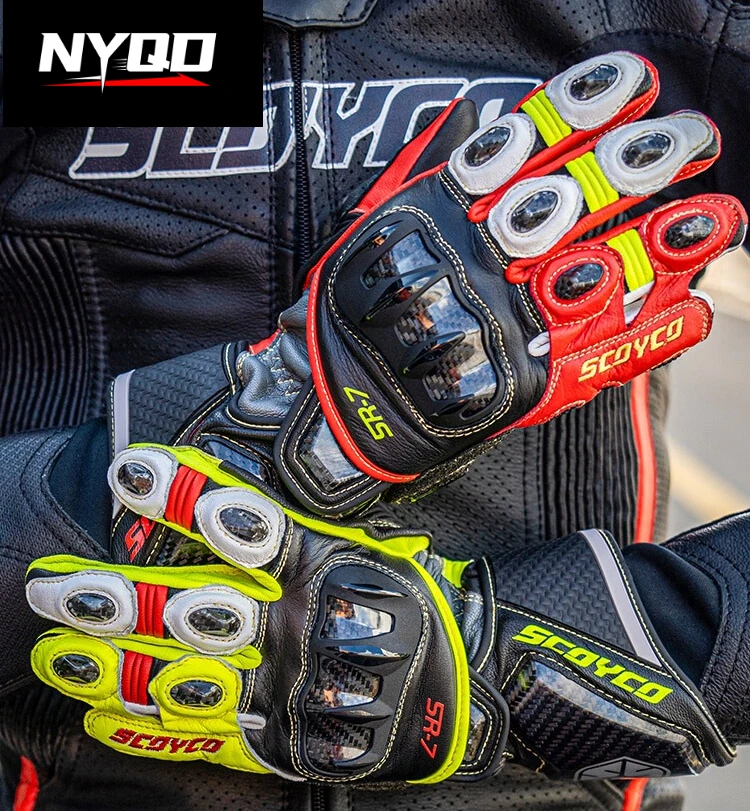 ScoycoMotorcycle Gloves Pro Competition SR7Fighting Falcon Carbon Fiber Leather Full Protection Cycling Locomotive Track Edition
ScoycoMotorcycle Gloves Pro Competition SR7Fighting Falcon Carbon Fiber Leather Full Protection Cycling Locomotive Track Edition