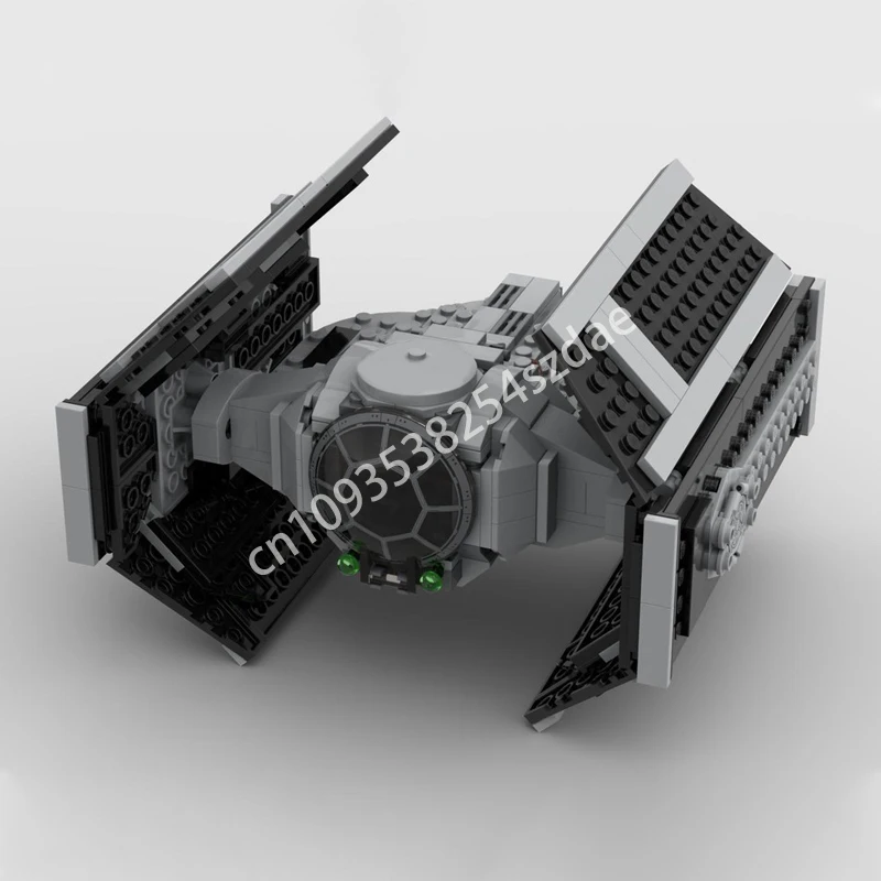 NEW 453PCS Moc Star Battle TIE Advanced X1 Spacecraft Compatible 75300 Building Blocks Creative Assembly Bricks Toys Kids Gifts
NEW 453PCS Moc Star Battle TIE Advanced X1 Spacecraft Compatible 75300 Building Blocks Creative Assembly Bricks Toys Kids Gifts