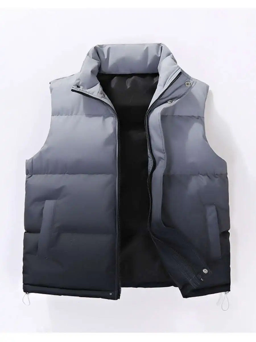 Men's Thiened Cotton Autumn Winter Leisure Vest Stand Collar adient Sle Faionable oulder Pad Warm Casual Jumpsuit
Men's Thiened Cotton Autumn Winter Leisure Vest Stand Collar adient Sle Faionable oulder Pad Warm Casual Jumpsuit