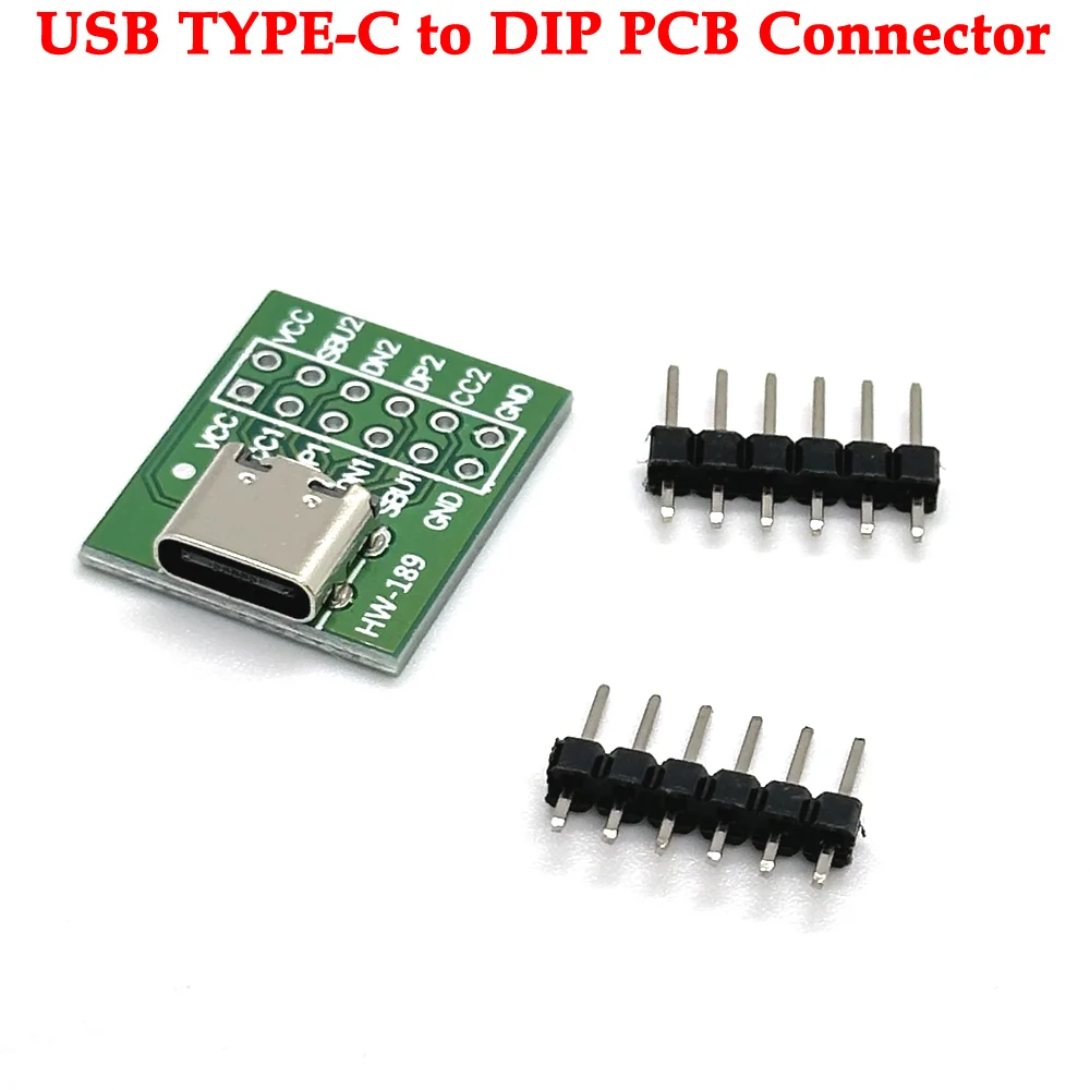 1-10PCS USB TYPE-C to DIP PCB Connector Pinboard Test Board Solder Female Dip Pin Header Adapter
1-10PCS USB TYPE-C to DIP PCB Connector Pinboard Test Board Solder Female Dip Pin Header Adapter