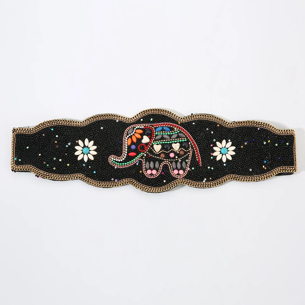 Красочный ремень из бисера слона в этническом стиле из искусственной кожи, модный пояс ручной работы на талии, фестивальный свадебный аксессуар в стиле бохо
Красочный ремень из бисера слона в этническом стиле из искусственной кожи, модный пояс ручной работы на талии, фестивальный свадебный аксессуар в стиле бохо