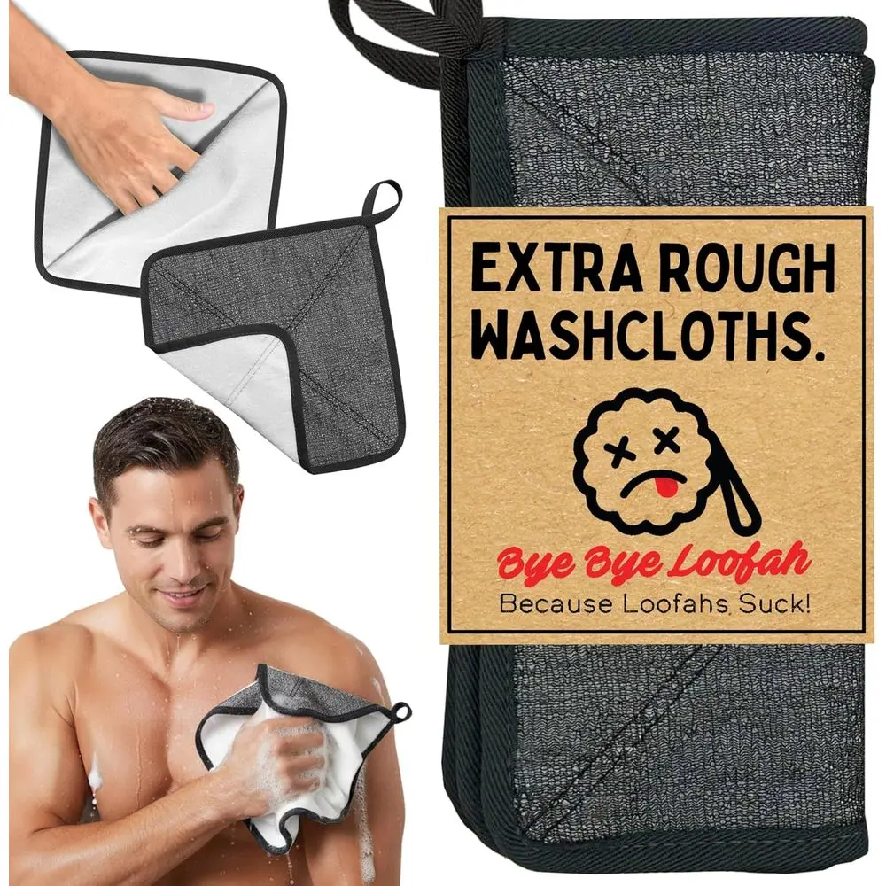 Two-Sided Exfoliating Cloth for Hand - Coarse & Gentle Textures for Deep Cleansing and Skin Smoothing, Fast-Drying Body Scrubber
Two-Sided Exfoliating Cloth for Hand - Coarse & Gentle Textures for Deep Cleansing and Skin Smoothing, Fast-Drying Body Scrubber