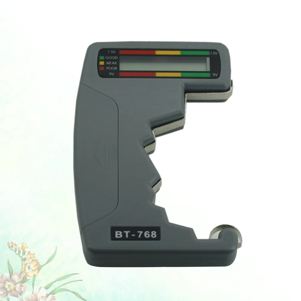 Handheld Tester for Aa Aaa 9V 1.5V Button Cell Instant Voltage Check with Color Coded Dial Green Yellow Red Grey
Handheld Tester for Aa Aaa 9V 1.5V Button Cell Instant Voltage Check with Color Coded Dial Green Yellow Red Grey