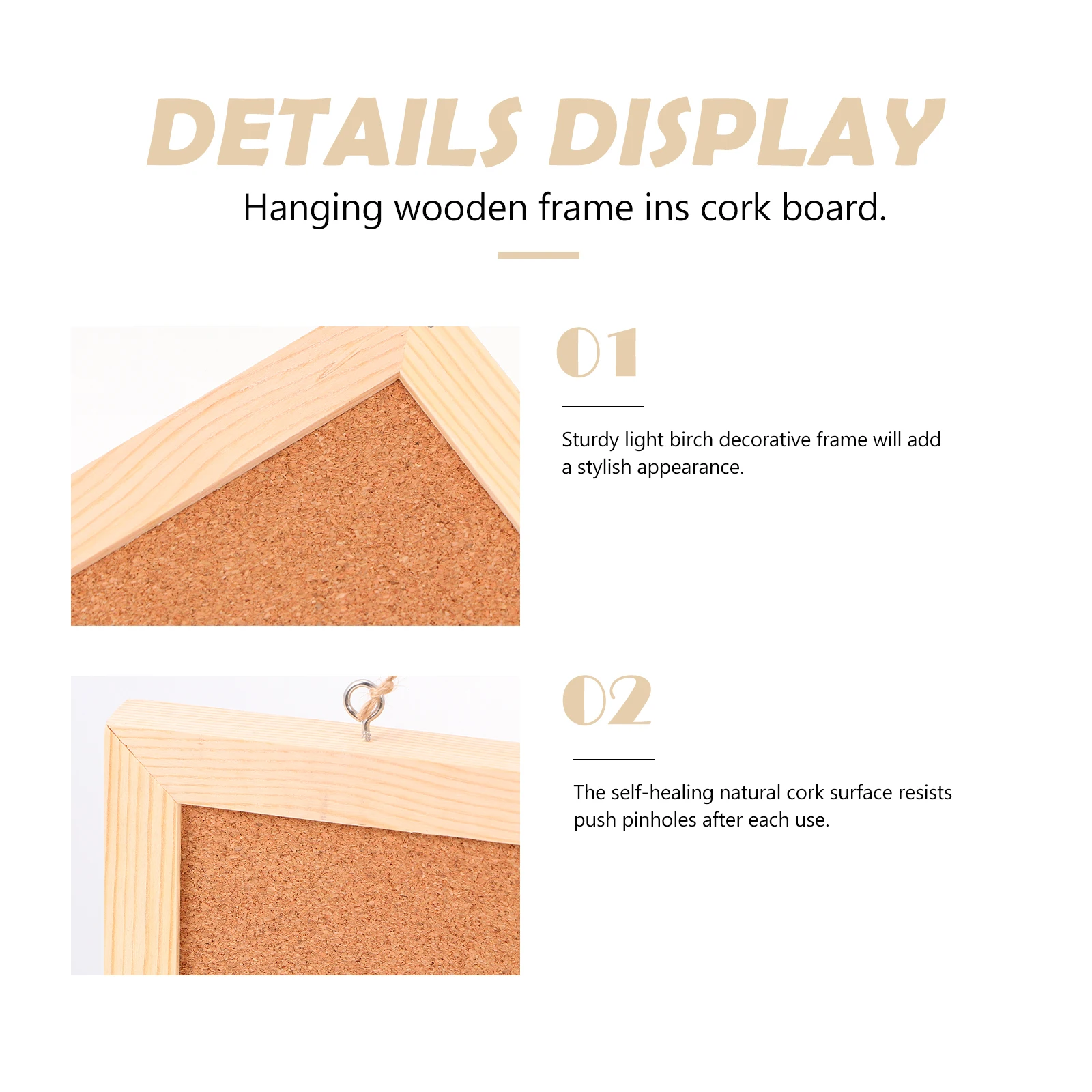 2pcs Framed Memo Cork Display Multi-Functional Bulletin Home Message Display Cork Board Photo Hanging Notice Board
2pcs Framed Memo Cork Display Multi-Functional Bulletin Home Message Display Cork Board Photo Hanging Notice Board
