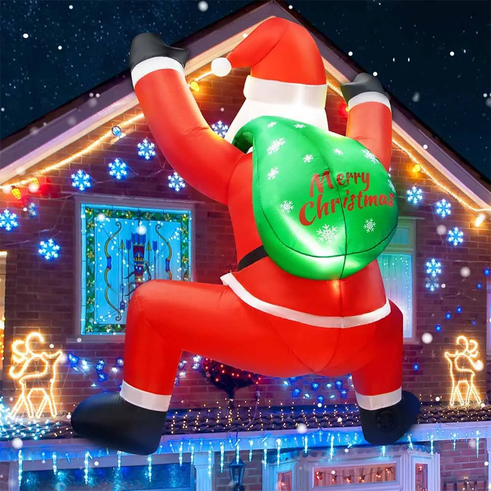 Christmas Climbing Santas The inflatable Christmas decorations outdoor are made of high-strength
Christmas Climbing Santas The inflatable Christmas decorations outdoor are made of high-strength