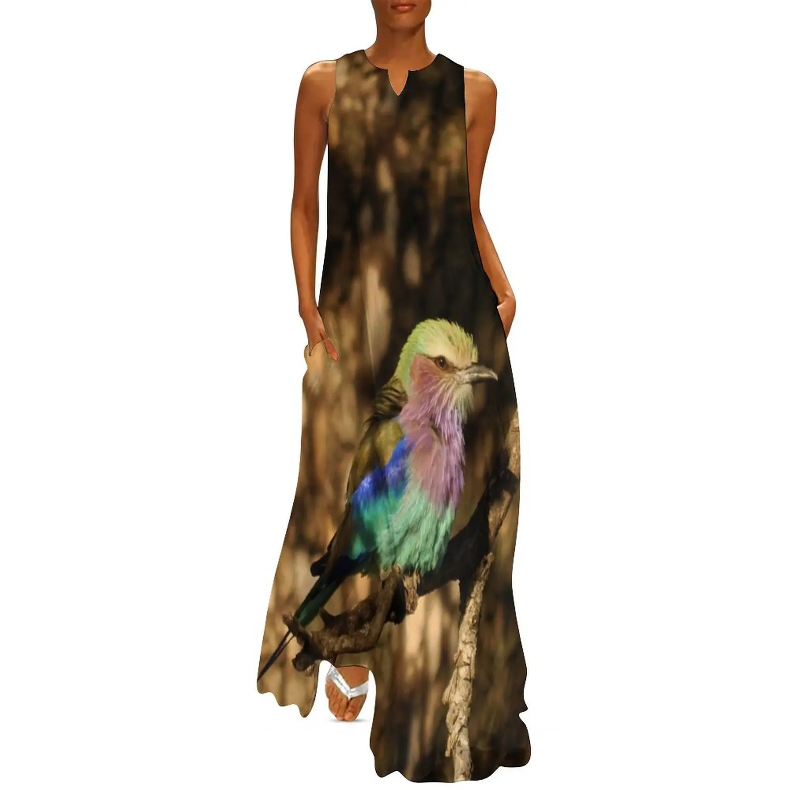 Lilac-breasted roller Coracias caudata bird lila blue Africa Long Dress prom dresses summer dress woman 2025 trendy
Lilac-breasted roller Coracias caudata bird lila blue Africa Long Dress prom dresses summer dress woman 2025 trendy