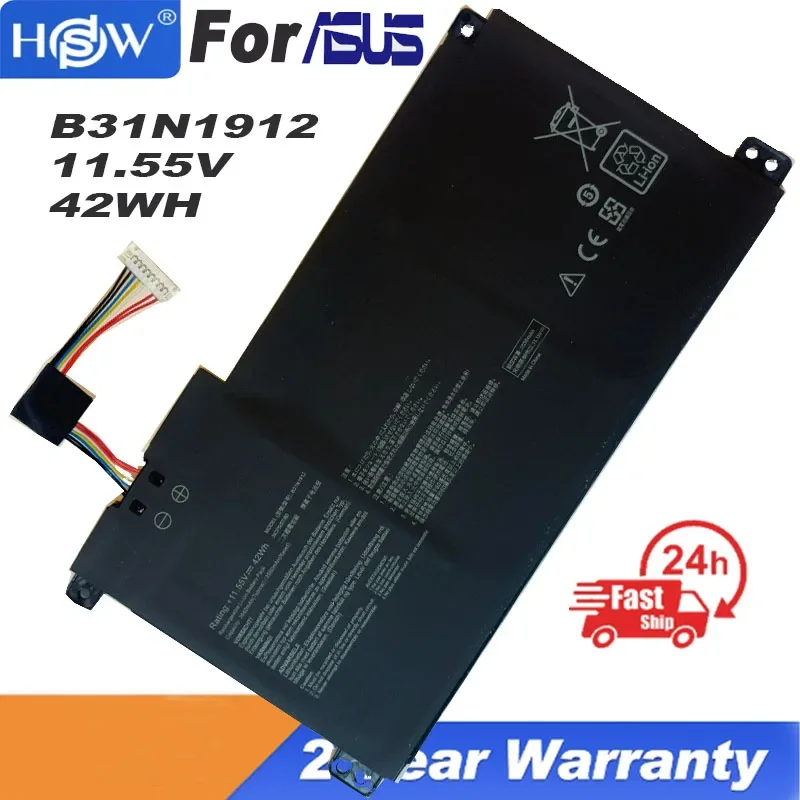 B31N1912 Laptop Battery For Asus VivoBook 14 E410MA-EK018TS EK026TS BV162T F414MA E510MA Series 11.55V 42Wh
B31N1912 Laptop Battery For Asus VivoBook 14 E410MA-EK018TS EK026TS BV162T F414MA E510MA Series 11.55V 42Wh